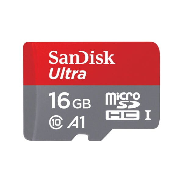 SANDISK ULTRA MICROSDHC. 16GB. C10. A1. UHS 1. 98MBS R. 4X6. 10Y