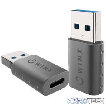 WINX LINK Simple USB to Type-C Adapter Dual Pack