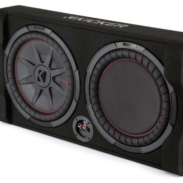 Kicker CompRT Series 12inch Down-Firing Loaded Subwoofer Enclosure