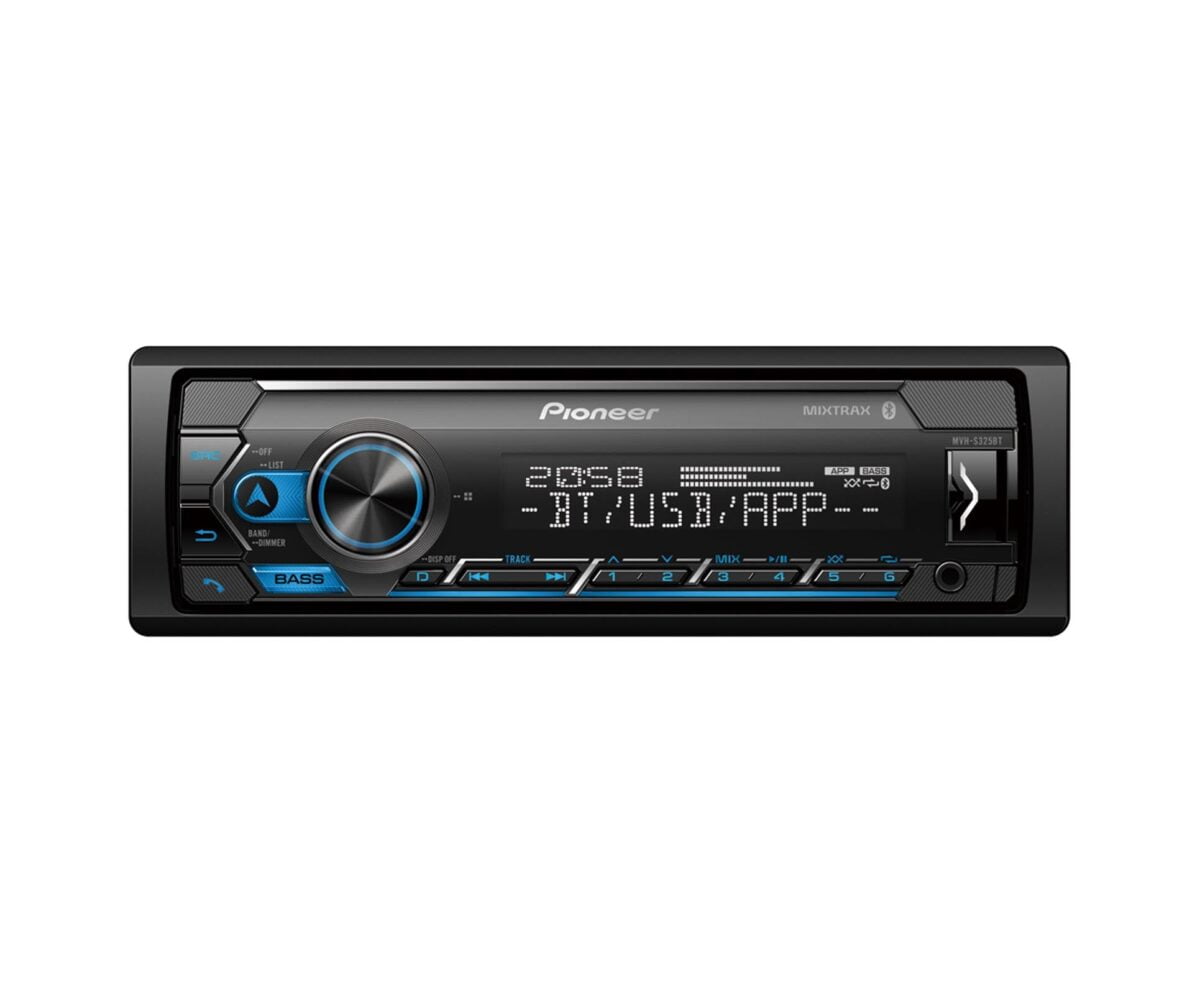Pioneer MVH-S325BT Bluetooth/USB/AUX Single Din Media Player