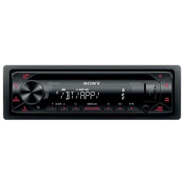Sony MEX-N4300BT Bluetooth/USB/AUX Single Din Media Player