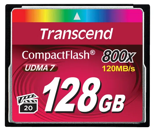 Transcend High Performance 128Gb Compact Flash Card