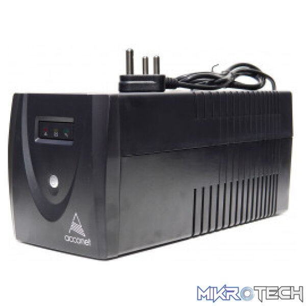 Acconet - 700VA/360W Offline UPS with AVR function with built-in 1 x 12V 7Ah battery - Image 2