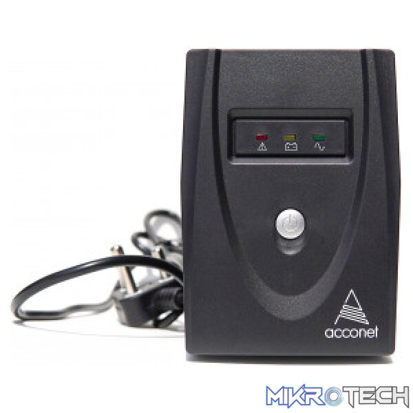 acconet-700va-360w-offline-ups-with-avr-function-and-ah-build-in-battery Acconet - 700VA/360W Offline UPS with AVR function with built-in 1 x 12V 7Ah battery - Image 1