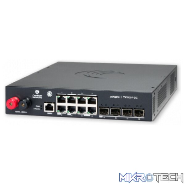 cambium-cnmatrix-12p-dc-intelligent-ethernet-poe-switch Cambium cnMatrix 12P DC PoE WISP Tower Switch - Image 1
