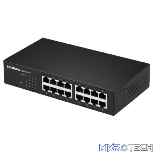 Edimax 16 Port, Unmanaged, Gigabit Switch - Image 2