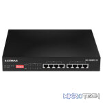 Edimax 8 Port, Unmanaged, Long Range, Gigabit PoE+ Switch with DIP Switch