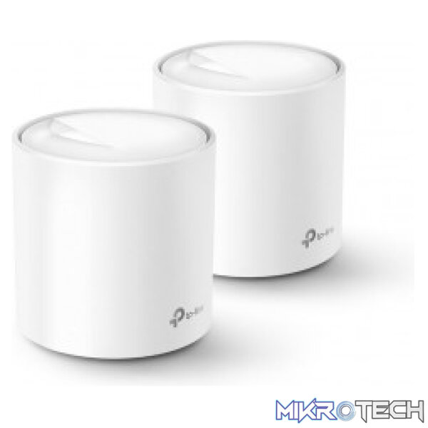 tp-link-deco-x50-ax3000-whole-home-mesh-wi-fi-6-system-2-pack TP-Link Deco X50 AX3000 router Whole Home Mesh System (2-pack) - Image 1