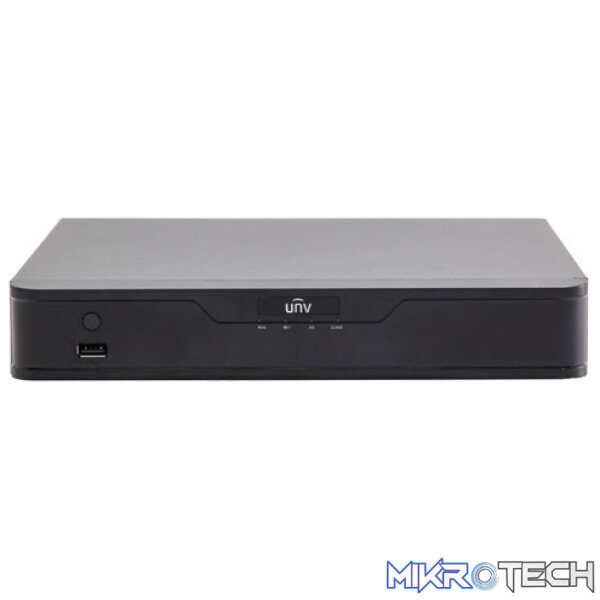 3789 UNV - H.265 - 8 Channel Hybrid NVR with 2 Hard Drive Slots - EASY Series - Image 1