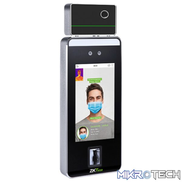5265 ZKTeco - Temperature & Mask Detection Terminal with Facial and Palm Recognition for Access Control - Image 1