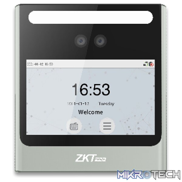 5966 ZKTeco - Facial Recognition Time & Attendance Terminal - Image 1