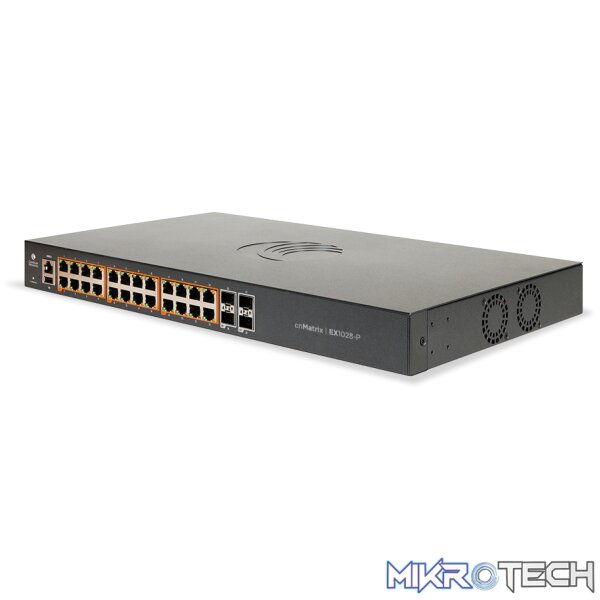 6047 Cambium cnMatrix 28P Intelligent Ethernet PoE+ Switch - Image 1
