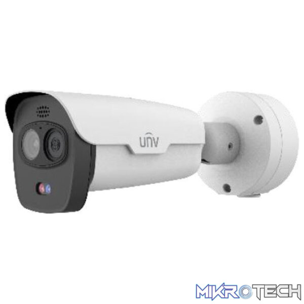 6101 UNV - H.265 - 4MP LightHunter Dual-spectrum Thermal Network Bullet Camera -smoke, fire & Temp - Image 1