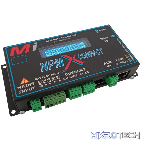 8232 Micro Instruments Compact SNMP, 8-60v Network-based power monitor. - Image 1