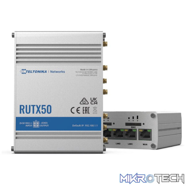 9982 Teltonika Industrial 5G Router, Dual SIM, backwards compatible with 4G - Image 1