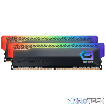 Geil Orion RGB 16GB KIT(2X8GB) 3600MHz DDR4 Desktop Gaming Memory - Grey