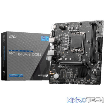 MSI H610M-E PRO Intel LGA1700 M-ATX Motherboard