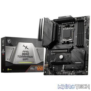 MSI MAG B650 TOMAHAWKWIFI AMD AM5 ATX Gaming Motherboard