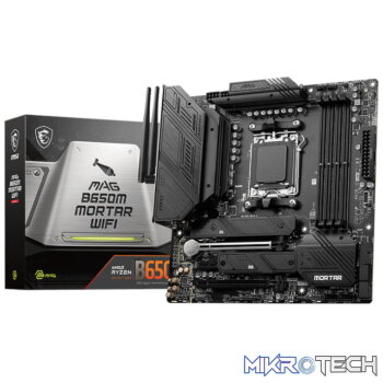 MSI MAG B650M MORTAR WIFI AMD AM5 mATX Gaming Motherboard