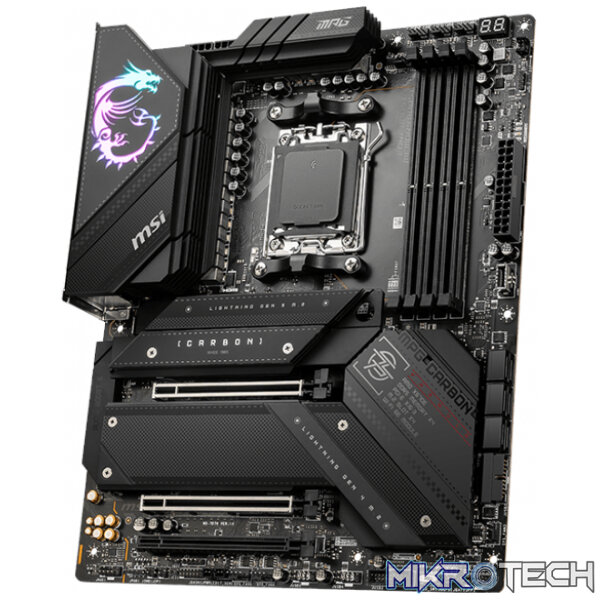 MSI MPG X670E CARBON WIFI AMD AM5 ATX Gaming Motherboard - Image 3