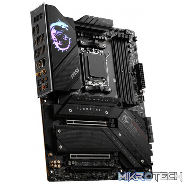 MSI MPG X670E CARBON WIFI AMD AM5 ATX Gaming Motherboard - Image 4