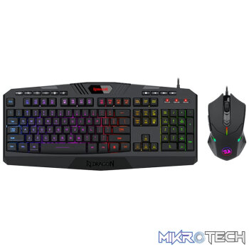 REDRAGON 2IN1 (K503A-RGB|M601) Gaming Combo 1 - Black