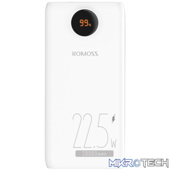 ROMOSS PWR BNK 20000MAH 22.5W WH