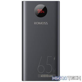 Romoss Power Bank Zeus 40000mAh 65W BK