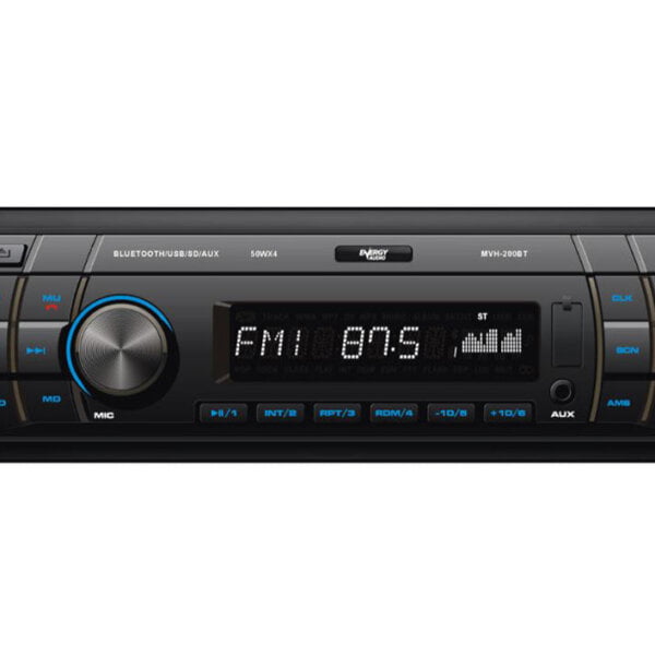 Energy Audio MVH-200BT USB/SD/AUX/FM Bluetooth Single Din Media Player
