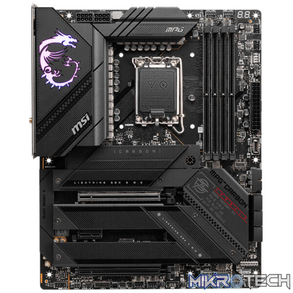 MSI MPG Z790 CARBON WIFI DDR5 LGA1700 ATX Gaming Motherboard - Image 2