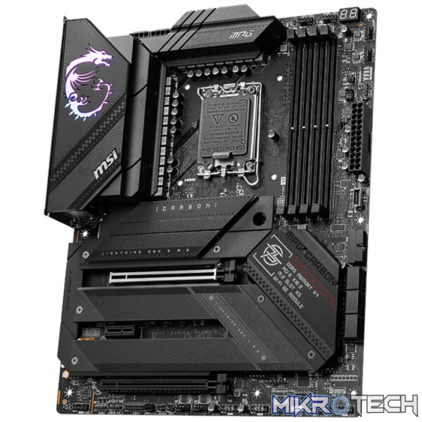MSI MPG Z790 CARBON WIFI DDR5 LGA1700 ATX Gaming Motherboard - Image 4