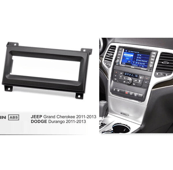 Jeep Grand Cherokee 2011 - 2013 Double Din Trimplate