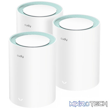 Cudy AC1200 Wi-Fi Mesh Kit 3 Pack With Gigabit