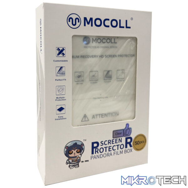 Mocoll Recovery Film Screen Protector Pandora Film Box 50 Pack - Clear Mocoll Recovery Film Screen Protector Pandora Film Box 50 Pack - Clear