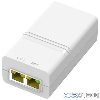 Procet Gigabit 52V 30W PoE Adapter with No Cable