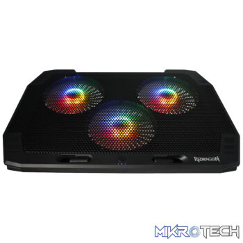 REDRAGON Dual USB 3 Fan RGB Gaming Notebook Stand
