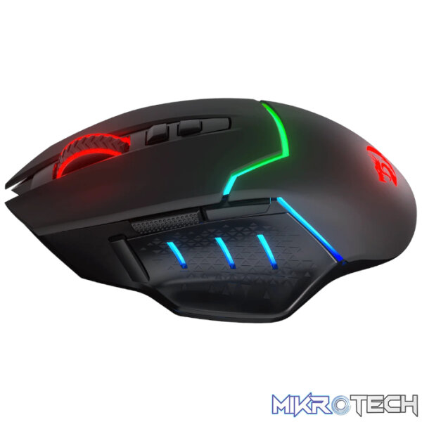 REDRAGON Mirage Pro 8000DPI RGB Wireless Gaming Mouse - Black - Image 5