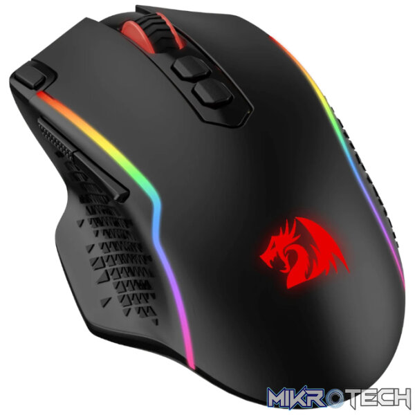 REDRAGON Taipan Pro 10000DPI RGB Wireless Gaming Mouse - Black - Image 2