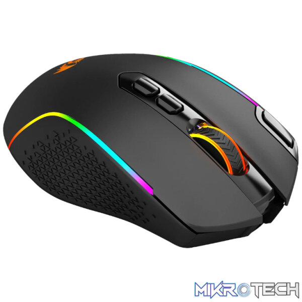 REDRAGON Taipan Pro 10000DPI RGB Wireless Gaming Mouse - Black - Image 4