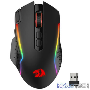 REDRAGON Taipan Pro 10000DPI RGB Wireless Gaming Mouse - Black