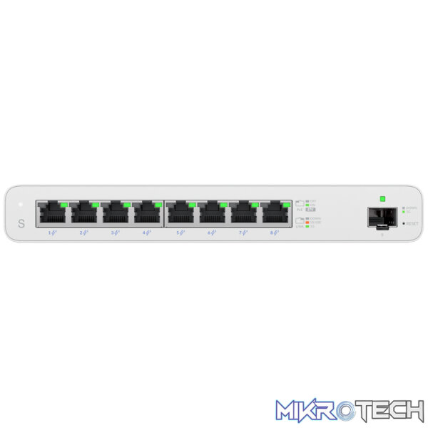 UISP-S Ubiquiti UISP Switch 8 Port Gigabit PoE 110W 1SFP | UISP-S - Image 1