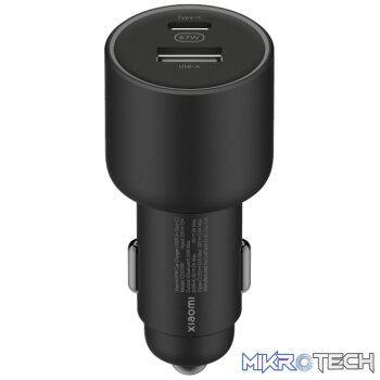 Xiaomi 67W Car Charger USB-A and Type-C