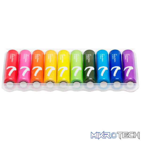 Xiaomi AAA Rainbow Batteries (10 Pack) - Image 2