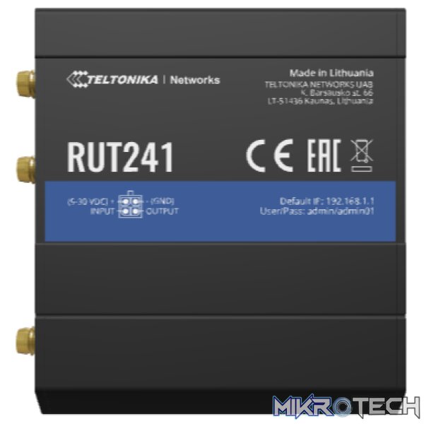 10171 Teltonika Industrial LTE Wi-Fi IoT Router with VPN and I/O, MediaTek Chipset - Image 1