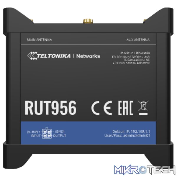 10175 Teltonika Industrial LTE Wi-Fi IoT Router with VPN, I/O, RS232, RS485 and GPS, MediaTek Chipset - Image 1