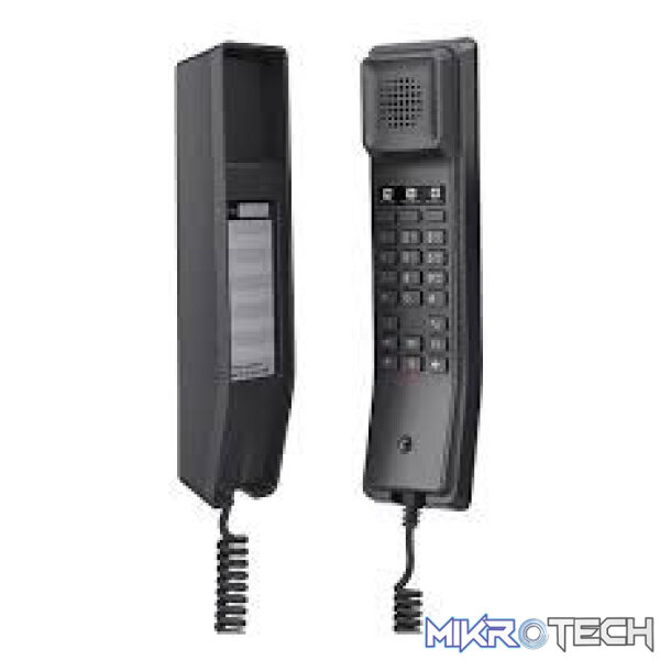 10986 Grandstream 2 Line Compact Hotel Phone Black, Wi-Fi 5 - Image 1