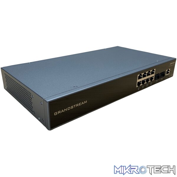 10996 Grandstream GWN7801P Enterprise L2 8 port Managed GbE PoE+ Switch - 120W - Image 1