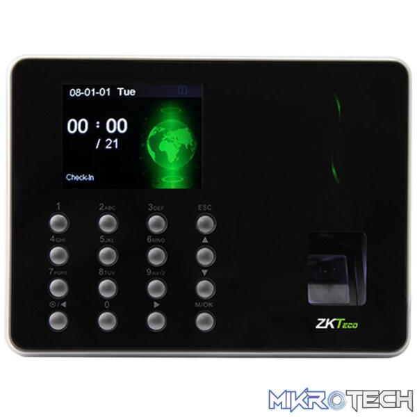 11034 ZKTeco - Black Time and Attendance terminal with built in Wi-Fi - Image 1