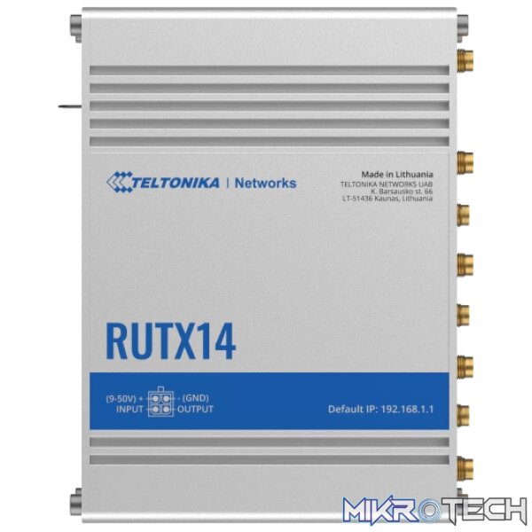 11324 Teltonika Industrial LTE-A Cat 12 Router, Dual SIM, Wave-2 Dual-band Wi-Fi, 5x GB ports - Image 1