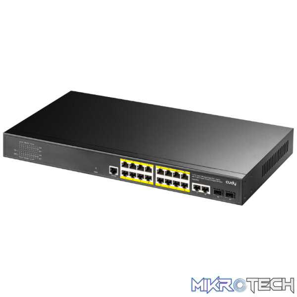 CUDY SWITCH GIGABIT 16PORT 200W MANAGED - Image 2